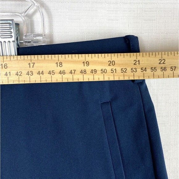 Sene Slacks Dress Pants Men's 40x28 (42x29) Custom Made Flextech Stretch Navy - Picture 12 of 14